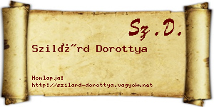 Szilárd Dorottya névjegykártya